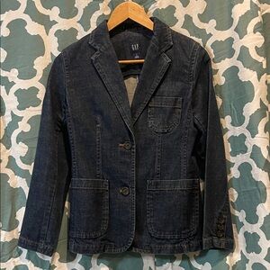 GAP Women's Dark Denim Blazer